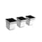 Mayne Valencia 8in Wall Mount Planter - White 3-Pack 3871-W - alternate 5